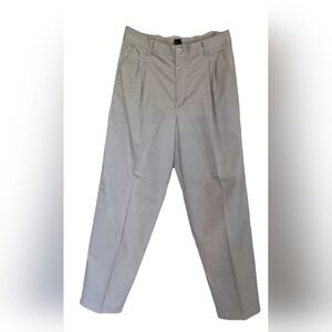 Basic Editions Light Khaki Chinos - Straight Leg With Adustable Waist Size 16